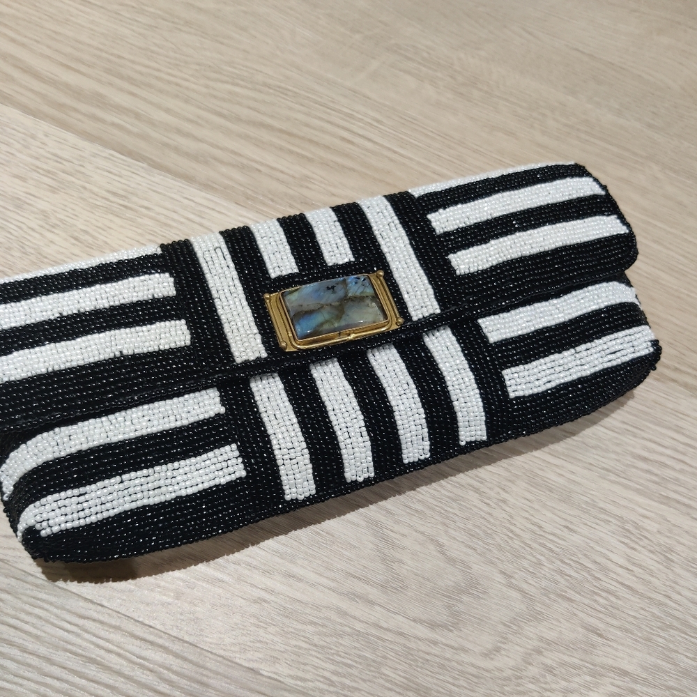 Mary Frances Bead Clutch